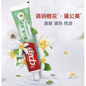 护龈防蛀含氟清火清新口气牙膏180g